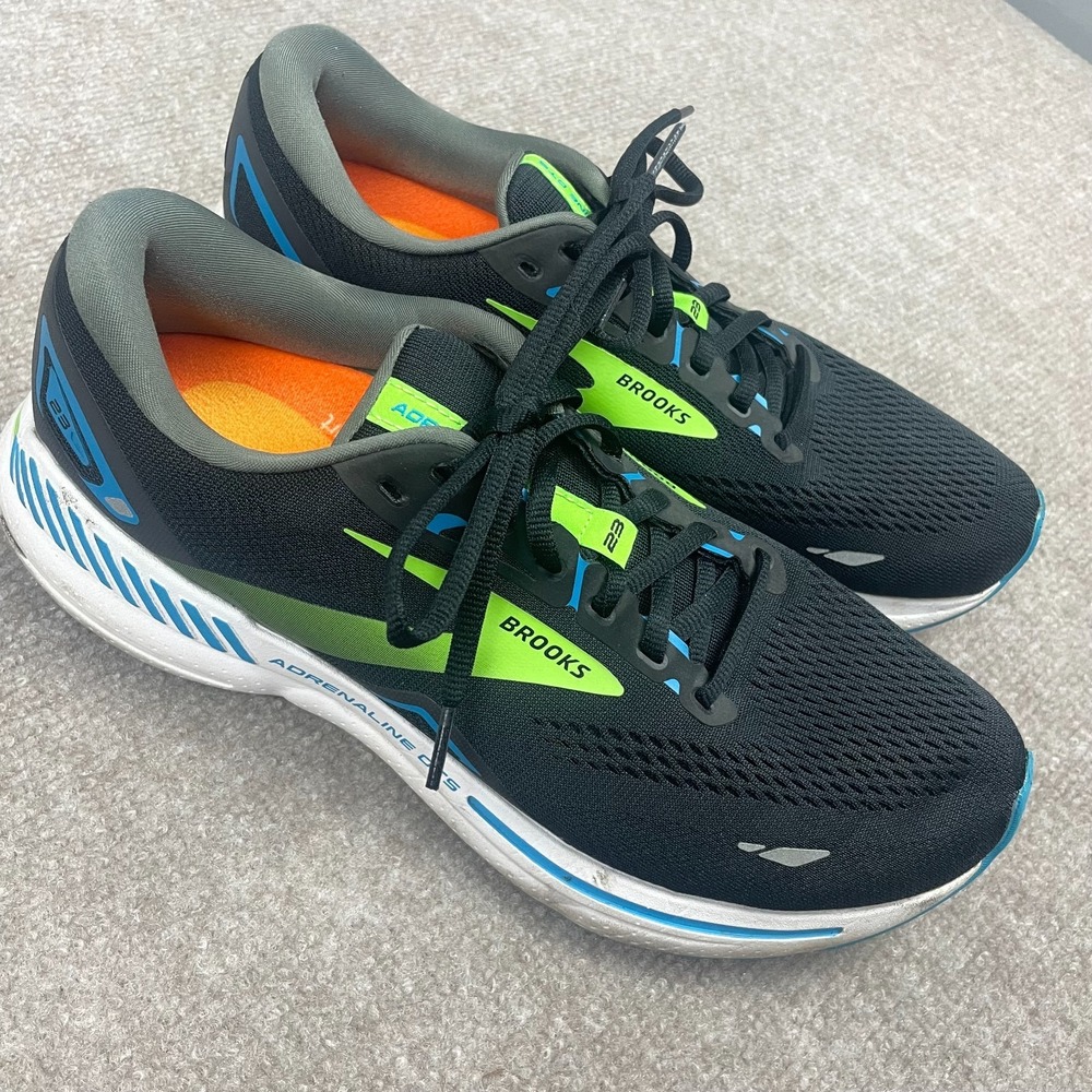 Brooks Adrenaline GTS 23 1103911D006 Men 9D Running Shoes Black Athletic Sneaker